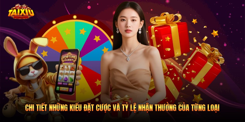 Chi tiết những kiểu đặt cược và tỷ lệ nhận thưởng của từng loại