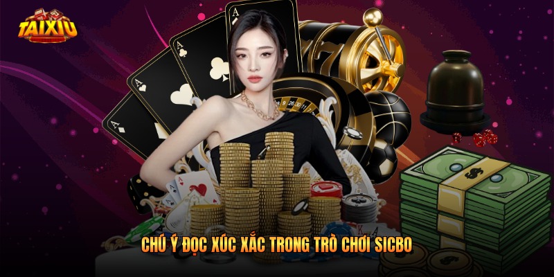 Chú ý đọc xúc xắc trong trò chơi sicbo